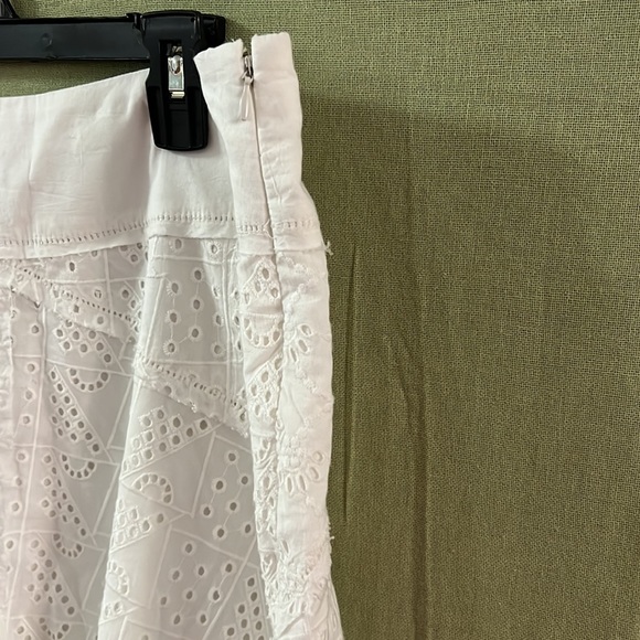 Free People Lace White Skirt NWOT Size 4 - Picture 4 of 7